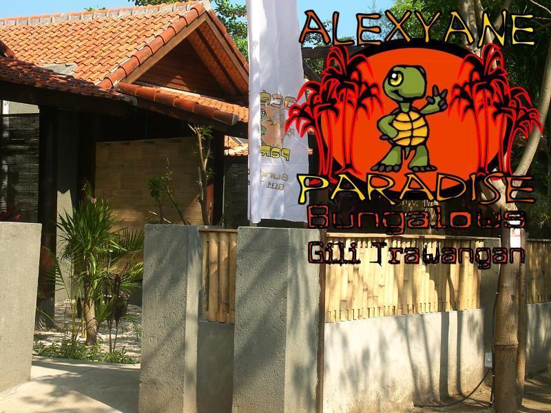 Alexyane Paradise Bungalow غيلي تراوانغان المظهر الخارجي الصورة