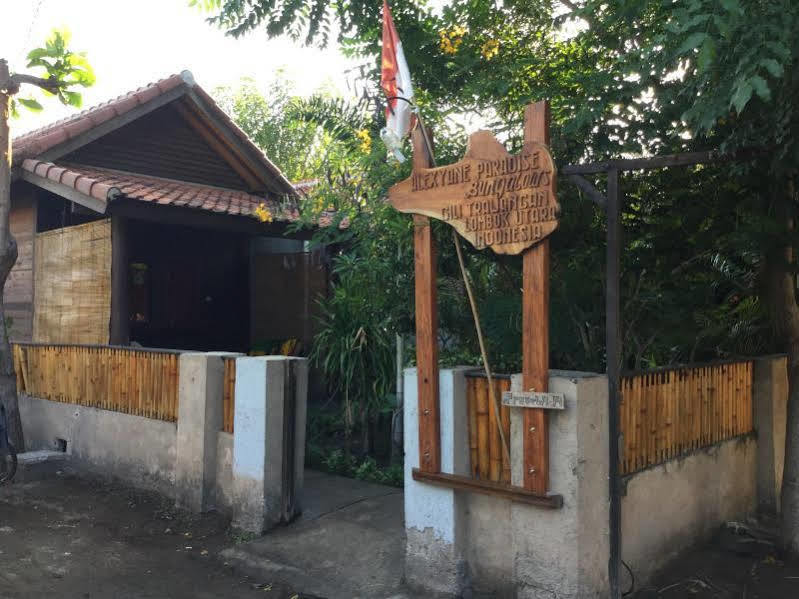 Alexyane Paradise Bungalow غيلي تراوانغان المظهر الخارجي الصورة